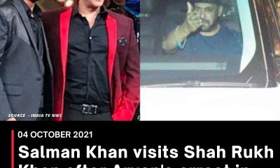 Salman Khan visits Shah Rukh Khan after Aryan’s arrest in Mumbai cruise drugs case