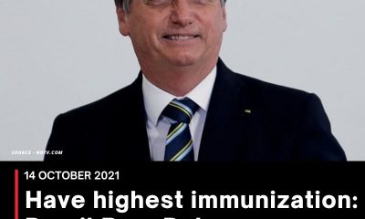 Have highest immunization: Brazil Prez Bolsonaro rejects COVID vaccine