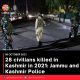 28 civilians killed in Kashmir in 2021: Jammu and Kashmir Police