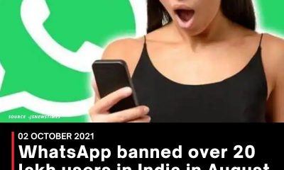 WhatsApp banned over 20 lakh users in India in August, compliance report reveals