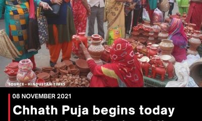 Chhath Puja begins today with ‘Nahay Khay’, public holiday in Delhi