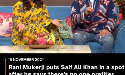 Rani Mukerji puts Saif Ali Khan in a spot after he says there’s no one prettier than Kareena Kapoor: ‘Kaha phas gaya’