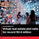 Virtual real estate plot sells for record .4 million
