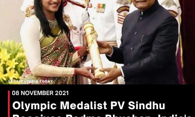 Olympic Medalist PV Sindhu Receives Padma Bhushan, India’s 3rd Highest Civilian Award