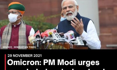Omicron: PM Modi urges people to be alert, extends PMGKY till March