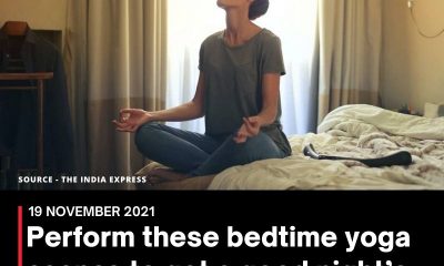 Perform these bedtime yoga asanas to get a good night’s sleep