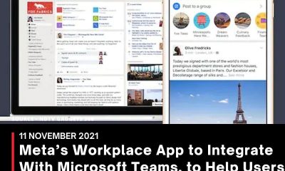 Meta’s Workplace App to Integrate With Microsoft Teams, to Help Users Share Information Between Platforms