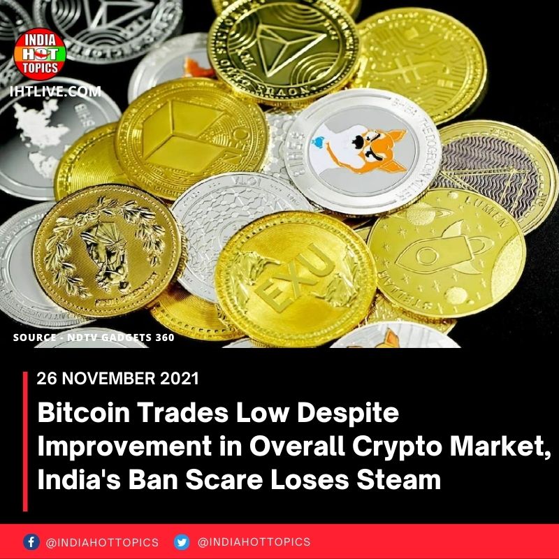 Bitcoin Trades Low Despite Improvement in Overall Crypto Market, India’s Ban Scare Loses Steam