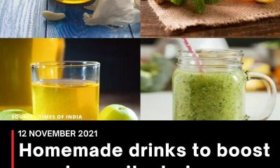 Homemade drinks to boost your immunity during season change
