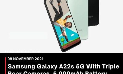 Samsung Galaxy A22s 5G With Triple Rear Cameras, 5,000mAh Battery Launched: Price, Specifications