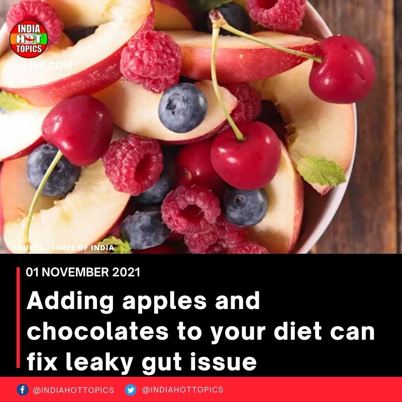 Adding apples and chocolates to your diet can fix leaky gut issue