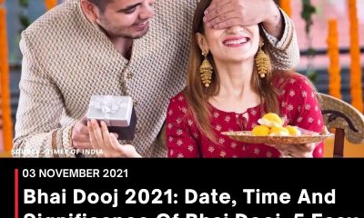 Bhai Dooj 2021: Date, Time And Significance Of Bhai Dooj; 5 Easy Recipes For The Celebration