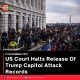 US Court Halts Release Of Trump Capitol Attack Records