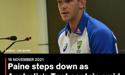 Paine steps down as Australia’s Test captain amid off-field scandal