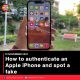 How to authenticate an Apple iPhone and spot a fake