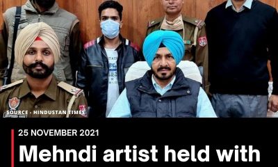 Mehndi artist held with 930g heroin in Ludhiana