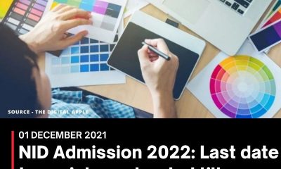 NID Admission 2022: Last date to register extended till December 6