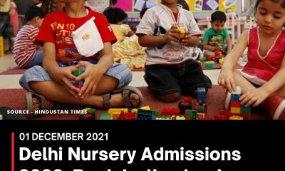 Delhi Nursery Admissions 2022: Registration begins on Dec 15, 2021