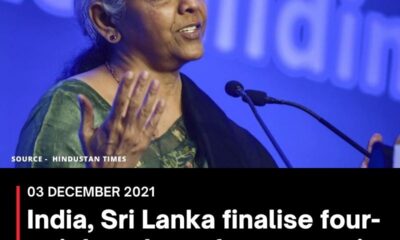 India, Sri Lanka finalise four-point package for economic cooperation