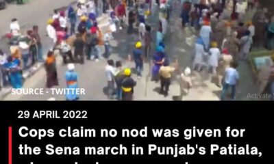 Cops claim no nod was given for the Sena march in Punjab’s Patiala, where clashes occurred near a temple