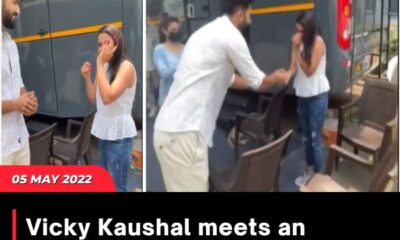 Vicky Kaushal meets an emotional female fan and tells her, “Bada pyara naam hai”