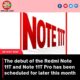 The debut of the Redmi Note 11T and Note 11T Pro has been scheduled for later this month
