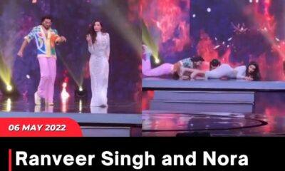 Ranveer Singh and Nora Fatehi dance to the song Garmi in Dance Deewane Jr