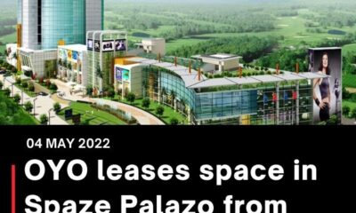 OYO leases space in Spaze Palazo from Spaze Group