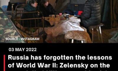 Russia has forgotten the lessons of World War II: Zelensky on the remark that Hitler was of Jewish ancestry