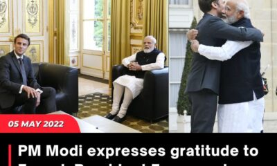 PM Modi expresses gratitude to French President Emmanuel Macron for his visit; his three-day European tour comes to an end