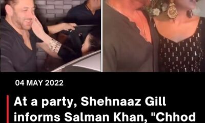At a party, Shehnaaz Gill informs Salman Khan, “Chhod ke aao mujhe,” and he agrees.