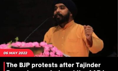 The BJP protests after Tajinder Bagga is arrested, and the AAP is warned: ‘Messed with the wrong guys.’